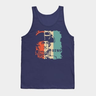 Washington 1789 Distressed Vintage Retro Tank Top